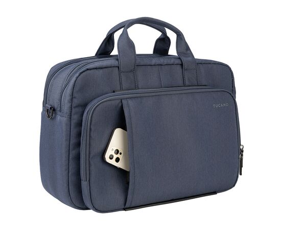 Сумка для ноутбука Tucano 15.6" Flash, Blue (BFLASH15-B), изображение 7 Сумка для ноутбука Tucano 15.6" Flash, Blue (BFLASH15-B), изображение 7