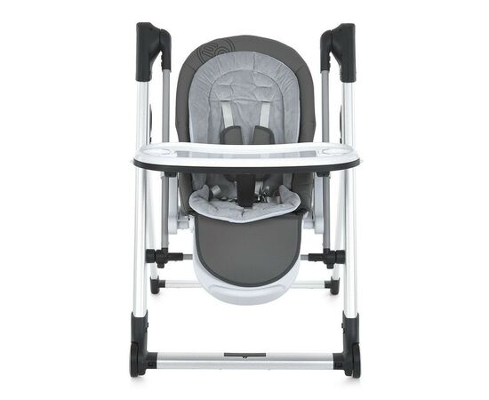 Стульчик для кормления El Camino DEBUT serious grey (ME 1102 ser. grey), изображение 2 Стульчик для кормления El Camino DEBUT serious grey (ME 1102 ser. grey), изображение 2