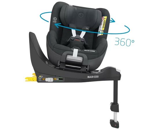 Автокресло Maxi-Cosi Pearl 360 2 Authentic Graphite без вкладишу (8045550111), изображение 7 Автокресло Maxi-Cosi Pearl 360 2 Authentic Graphite без вкладишу (8045550111), изображение 7