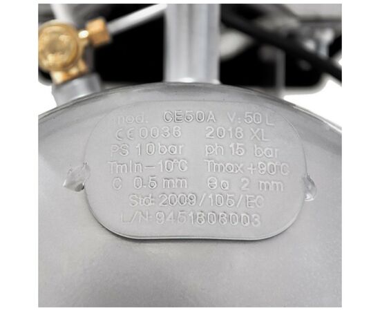 Компрессор Sigma двухцилиндровый 2.5кВт 455л/мин 10бар 50л (2 крана) (7043721), изображение 7 Компрессор Sigma двухцилиндровый 2.5кВт 455л/мин 10бар 50л (2 крана) (7043721), изображение 7