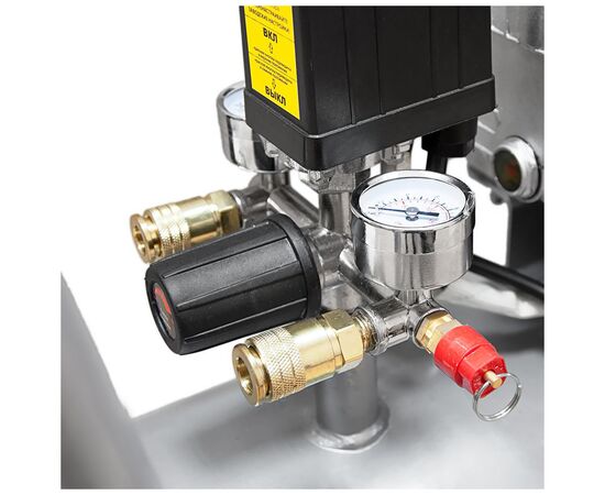 Компрессор Sigma двухцилиндровый 2.5кВт 455л/мин 10бар 50л (2 крана) (7043721), изображение 8 Компрессор Sigma двухцилиндровый 2.5кВт 455л/мин 10бар 50л (2 крана) (7043721), изображение 8
