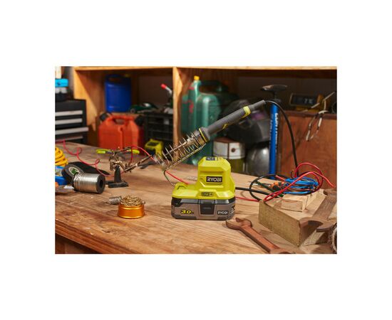 Паяльник электрический Ryobi ONE+ R18SOI-0 (без АКБ и ЗУ) (5133004382), изображение 3 Паяльник электрический Ryobi ONE+ R18SOI-0 (без АКБ и ЗУ) (5133004382), изображение 3