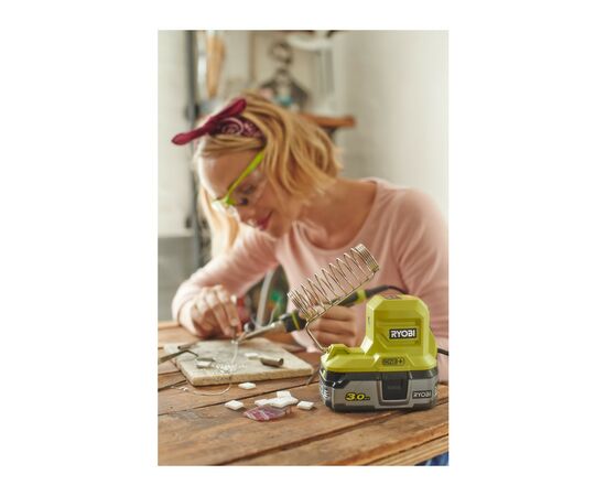 Паяльник электрический Ryobi ONE+ R18SOI-0 (без АКБ и ЗУ) (5133004382), изображение 5 Паяльник электрический Ryobi ONE+ R18SOI-0 (без АКБ и ЗУ) (5133004382), изображение 5