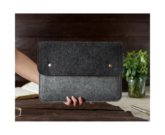 Чехол для ноутбука Gmakin 14 Macbook Pro, Black/Gray (GM05-14), изображение 11