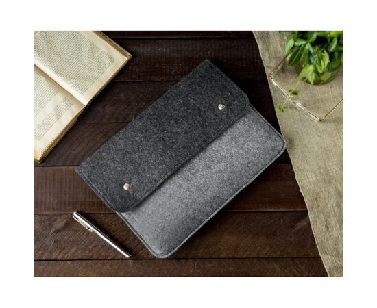 Чехол для ноутбука Gmakin 14 Macbook Pro, Black/Gray (GM05-14), изображение 6