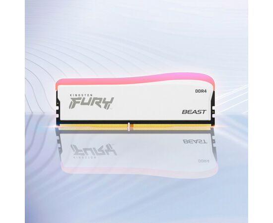 Модуль памяти для компьютера DDR4 16GB 3200 MHz Beast White RGB SE Kingston Fury (ex.HyperX) (KF432C16BWA/16), изображение 7 Модуль памяти для компьютера DDR4 16GB 3200 MHz Beast White RGB SE Kingston Fury (ex.HyperX) (KF432C16BWA/16), изображение 7