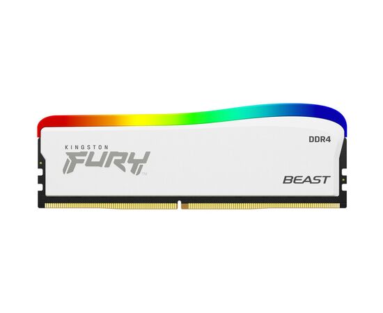 Модуль памяти для компьютера DDR4 16GB 3200 MHz Beast White RGB SE Kingston Fury (ex.HyperX) (KF432C16BWA/16)