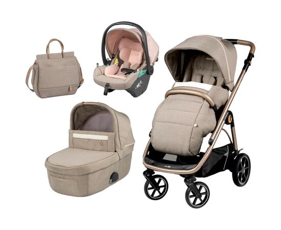 Коляска Peg-Perego 3 в 1 Veloce Mon Amour Lounge Розовая (PACK-VEL31LG000001)