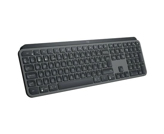 Клавиатура Logitech MX Keys Advanced for Business Wireless Illuminated UA Graphite (920-010251), изображение 4 Клавиатура Logitech MX Keys Advanced for Business Wireless Illuminated UA Graphite (920-010251), изображение 4