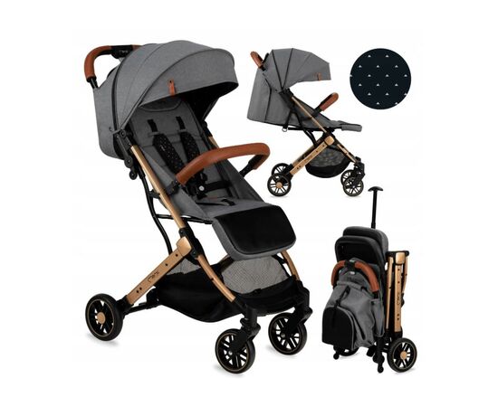 Коляска MoMi Estelle grey/gold (WOSP00018), изображение 11 Коляска MoMi Estelle grey/gold (WOSP00018), изображение 11