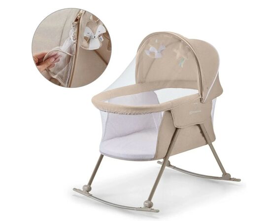 Кроватка Kinderkraft качели Lovi Beige 3 в 1 (5902533913527), изображение 9 Кроватка Kinderkraft качели Lovi Beige 3 в 1 (5902533913527), изображение 9