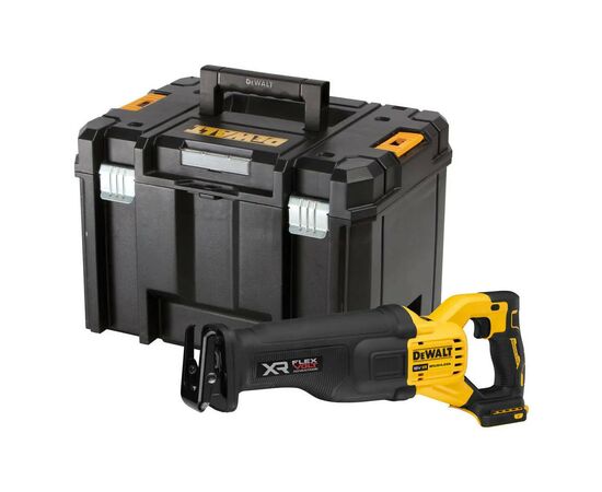 Сабельная пила DeWALT 18В XR Li-lon, 0 - 3000 ход/мин, 3.5 кг, кейс TSTAK (без АКБ и ЗУ) (DCS386NT), изображение 5 Сабельная пила DeWALT 18В XR Li-lon, 0 - 3000 ход/мин, 3.5 кг, кейс TSTAK (без АКБ и ЗУ) (DCS386NT), изображение 5