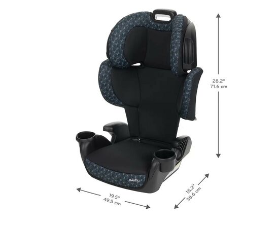Автокресло Evenflo GoTime LX - Quincy Blue (032884202676), изображение 10 Автокресло Evenflo GoTime LX - Quincy Blue (032884202676), изображение 10