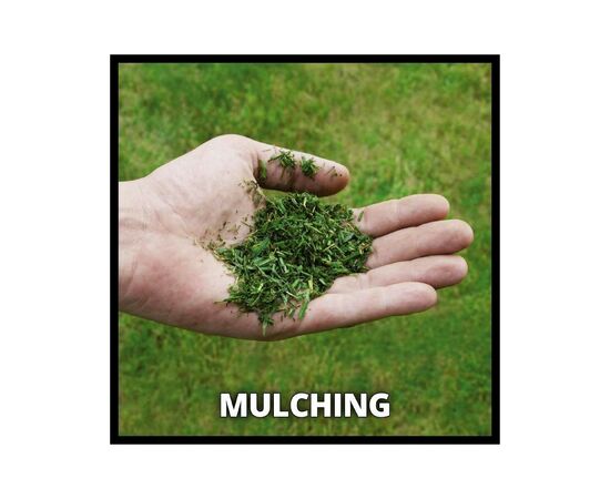 Газонокосилка Einhell GE-CM 36/48 Li M - Solo, 36В, PXC, 48 см, мульчирование (без АКБ и ЗУ) (3413054), изображение 3 Газонокосилка Einhell GE-CM 36/48 Li M - Solo, 36В, PXC, 48 см, мульчирование (без АКБ и ЗУ) (3413054), изображение 3