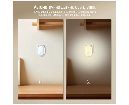 Ночник ColorWay Nightlight 0.5W (8x0.2W LED) (CW-NL08-W), изображение 11 Ночник ColorWay Nightlight 0.5W (8x0.2W LED) (CW-NL08-W), изображение 11