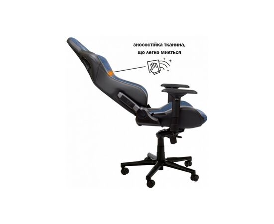 Кресло игровое GT Racer X-8005 Dark Blue/Black, изображение 4 Кресло игровое GT Racer X-8005 Dark Blue/Black, изображение 4