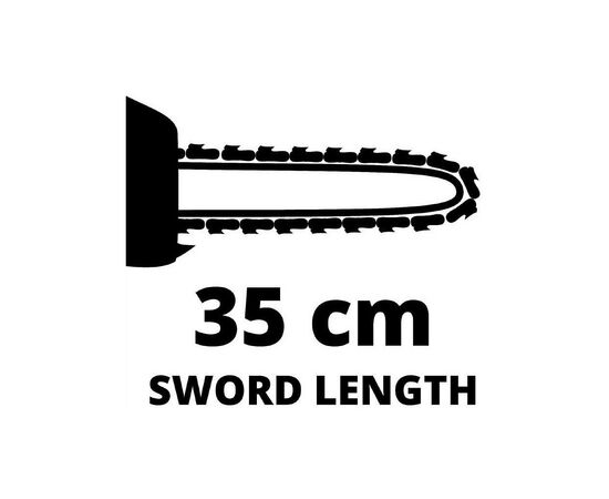 Цепная пила Einhell GC-EC 1935, 1900 Вт, 35 см, 4.66 кг (4501220), изображение 8