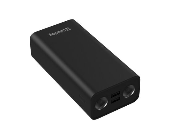 Батарея универсальная ColorWay 30 000 mAh Lamp, Black (CW-PB300LPB3BK-F), изображение 6 Батарея универсальная ColorWay 30 000 mAh Lamp, Black (CW-PB300LPB3BK-F), изображение 6