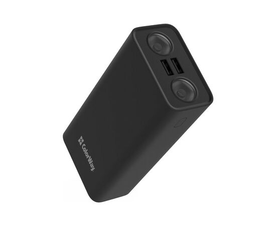Батарея универсальная ColorWay 30 000 mAh Lamp, Black (CW-PB300LPB3BK-F), изображение 8 Батарея универсальная ColorWay 30 000 mAh Lamp, Black (CW-PB300LPB3BK-F), изображение 8