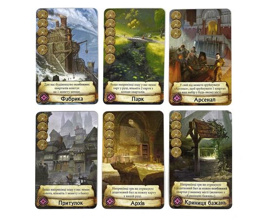 Настольная игра Ігромаг Цитадели (Citadels) украинский (6665), изображение 9 Настольная игра Ігромаг Цитадели (Citadels) украинский (6665), изображение 9