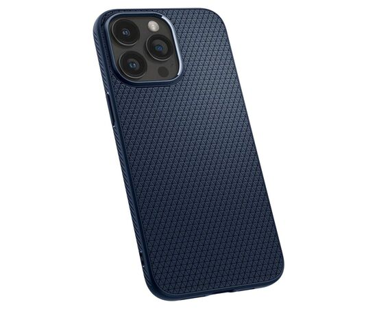 Чехол для мобильного телефона Spigen Apple iPhone 15 Pro Max Liquid Air Navy Blue (ACS06563), изображение 3 Чехол для мобильного телефона Spigen Apple iPhone 15 Pro Max Liquid Air Navy Blue (ACS06563), изображение 3