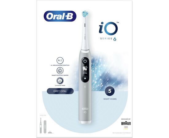 Электрическая зубная щетка Oral-B Series 6 iOM6.1A6.1K (4210201381686), изображение 2 Электрическая зубная щетка Oral-B Series 6 iOM6.1A6.1K (4210201381686), изображение 2