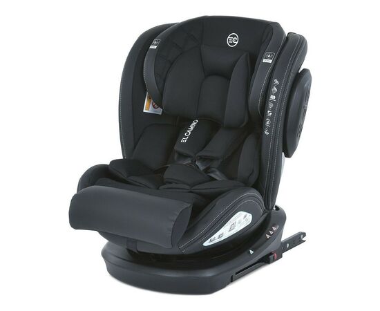 Автокресло El Camino ME 1045-1 Evolution 2 360 Isofix Black striped 0-36 кг (ME 1045-1 black stri)