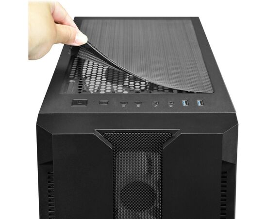 Корпус Chieftec Gaming Hunter Tempered Glass Edition (GS-01B-OP), зображення 11 Корпус Chieftec Gaming Hunter Tempered Glass Edition (GS-01B-OP), зображення 11
