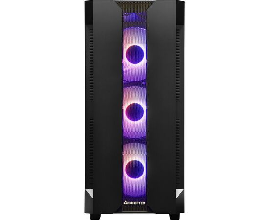 Корпус Chieftec Gaming Hunter Tempered Glass Edition (GS-01B-OP), зображення 3 Корпус Chieftec Gaming Hunter Tempered Glass Edition (GS-01B-OP), зображення 3
