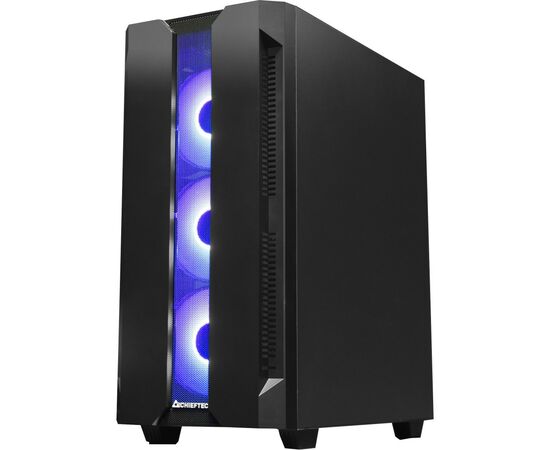 Корпус Chieftec Gaming Hunter Tempered Glass Edition (GS-01B-OP), зображення 5 Корпус Chieftec Gaming Hunter Tempered Glass Edition (GS-01B-OP), зображення 5