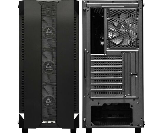 Корпус Chieftec Gaming Hunter Tempered Glass Edition (GS-01B-OP), зображення 9 Корпус Chieftec Gaming Hunter Tempered Glass Edition (GS-01B-OP), зображення 9