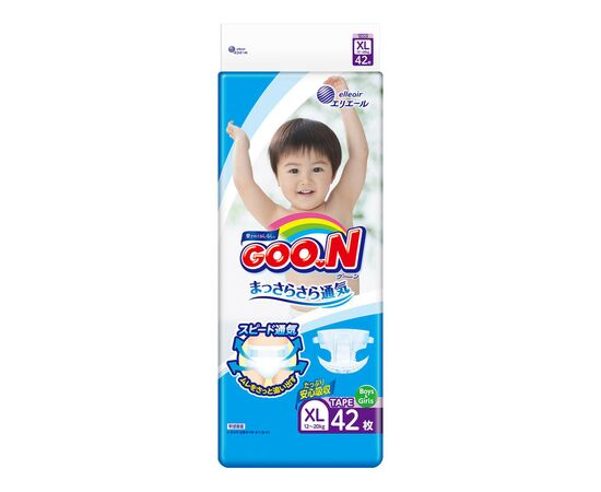 Підгузок GOO.N Big XL 12-20 кг унісекс 42 шт. (843132)