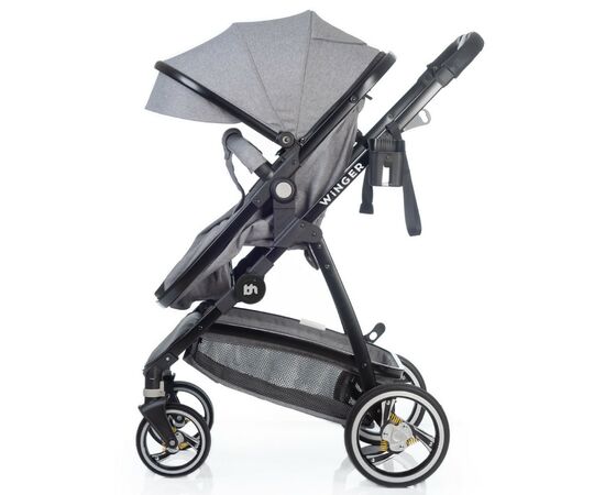 Коляска BabyHit Winger Light Grey трансформер (73556), изображение 2 Коляска BabyHit Winger Light Grey трансформер (73556), изображение 2