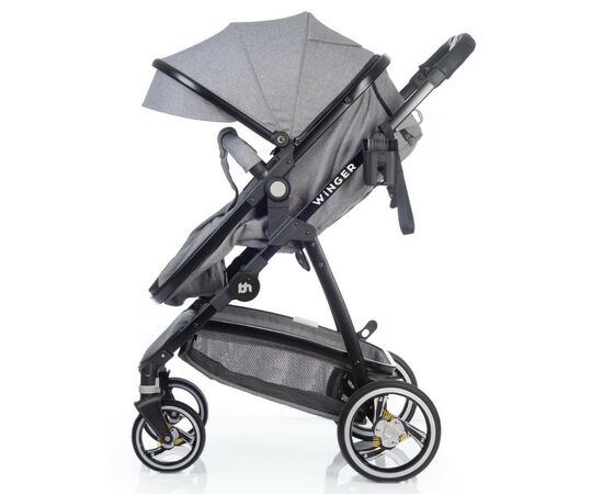 Коляска BabyHit Winger Light Grey трансформер (73556), изображение 3 Коляска BabyHit Winger Light Grey трансформер (73556), изображение 3