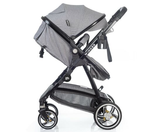 Коляска BabyHit Winger Light Grey трансформер (73556), изображение 4 Коляска BabyHit Winger Light Grey трансформер (73556), изображение 4