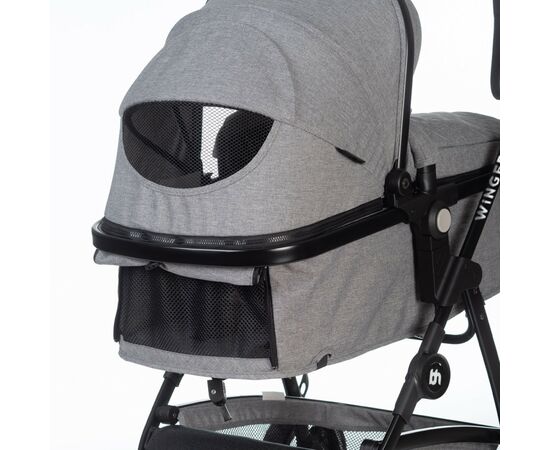 Коляска BabyHit Winger Light Grey трансформер (73556), изображение 7 Коляска BabyHit Winger Light Grey трансформер (73556), изображение 7