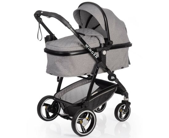 Коляска BabyHit Winger Light Grey трансформер (73556), изображение 8 Коляска BabyHit Winger Light Grey трансформер (73556), изображение 8