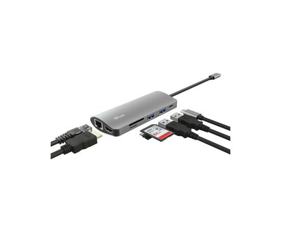 Концентратор Trust DALYX 7-IN-1 USB-C ALUMINIUM (23775_TRUST), изображение 6 Концентратор Trust DALYX 7-IN-1 USB-C ALUMINIUM (23775_TRUST), изображение 6