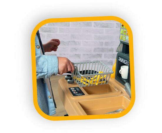 Игровой набор Smoby Интерактивный ресторан 2 в 1 Бургер хаус 29 аксесс. (310910), изображение 7