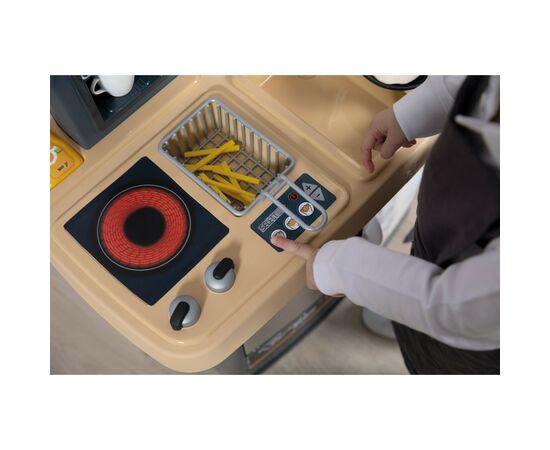 Игровой набор Smoby Интерактивный ресторан 2 в 1 Бургер хаус 29 аксесс. (310910), изображение 9