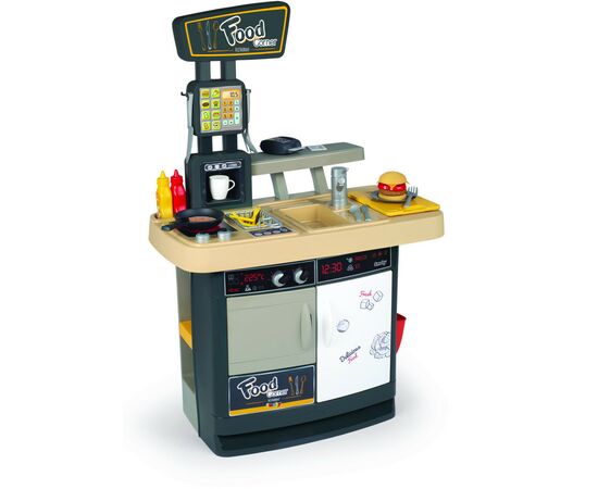 Игровой набор Smoby Интерактивный ресторан 2 в 1 Бургер хаус 29 аксесс. (310910)