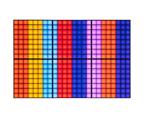 Гирлянда Twinkly Smart LED Squares 1+5 RGB, Gen II, IP20, 16x16см, белый (TWQ064STW-07-BEU), изображение 7 Гирлянда Twinkly Smart LED Squares 1+5 RGB, Gen II, IP20, 16x16см, белый (TWQ064STW-07-BEU), изображение 7
