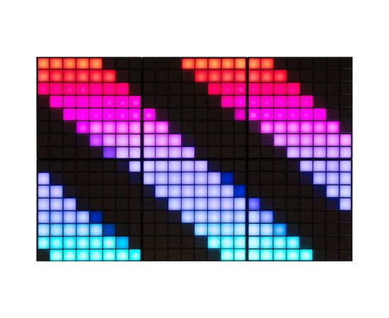 Гирлянда Twinkly Smart LED Squares 1+5 RGB, Gen II, IP20, 16x16см, белый (TWQ064STW-07-BEU), изображение 8 Гирлянда Twinkly Smart LED Squares 1+5 RGB, Gen II, IP20, 16x16см, белый (TWQ064STW-07-BEU), изображение 8