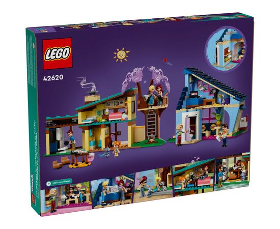 Конструктор LEGO Friends Семейные дома Олли и Пейсли 1126 деталей (42620), изображение 8 Конструктор LEGO Friends Семейные дома Олли и Пейсли 1126 деталей (42620), изображение 8