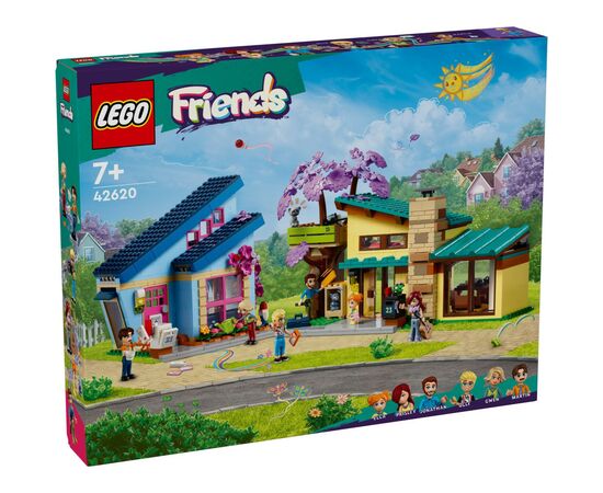 Конструктор LEGO Friends Семейные дома Олли и Пейсли 1126 деталей (42620)