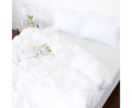 Постельное белье MirSon Satin Stripe 30-0001White 160х220 Семейный (2200005245712), изображение 3 Постельное белье MirSon Satin Stripe 30-0001White 160х220 Семейный (2200005245712), изображение 3