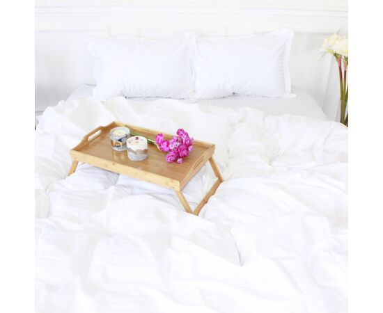 Постельное белье MirSon Satin Stripe 30-0001White 160х220 Семейный (2200005245712), изображение 5 Постельное белье MirSon Satin Stripe 30-0001White 160х220 Семейный (2200005245712), изображение 5