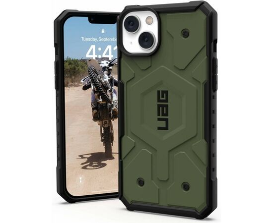 Чохол до моб. телефона Uag Apple iPhone 14 Plus Pathfinder Magsafe, Olive (114053117272), зображення 11 Чохол до моб. телефона Uag Apple iPhone 14 Plus Pathfinder Magsafe, Olive (114053117272), зображення 11