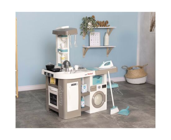 Игровой набор Smoby Интерактивный набор 2 в 1 Тефаль Кухня + Прачечная (311050), изображение 10 Игровой набор Smoby Интерактивный набор 2 в 1 Тефаль Кухня + Прачечная (311050), изображение 10