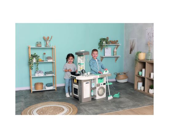 Игровой набор Smoby Интерактивный набор 2 в 1 Тефаль Кухня + Прачечная (311050), изображение 11 Игровой набор Smoby Интерактивный набор 2 в 1 Тефаль Кухня + Прачечная (311050), изображение 11
